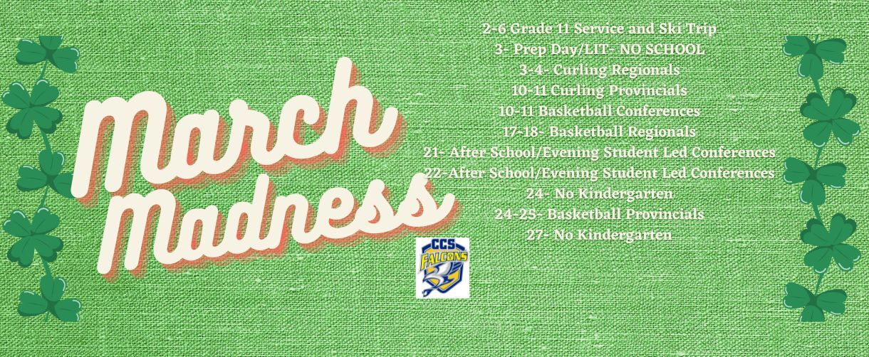 March Calendar Graphic